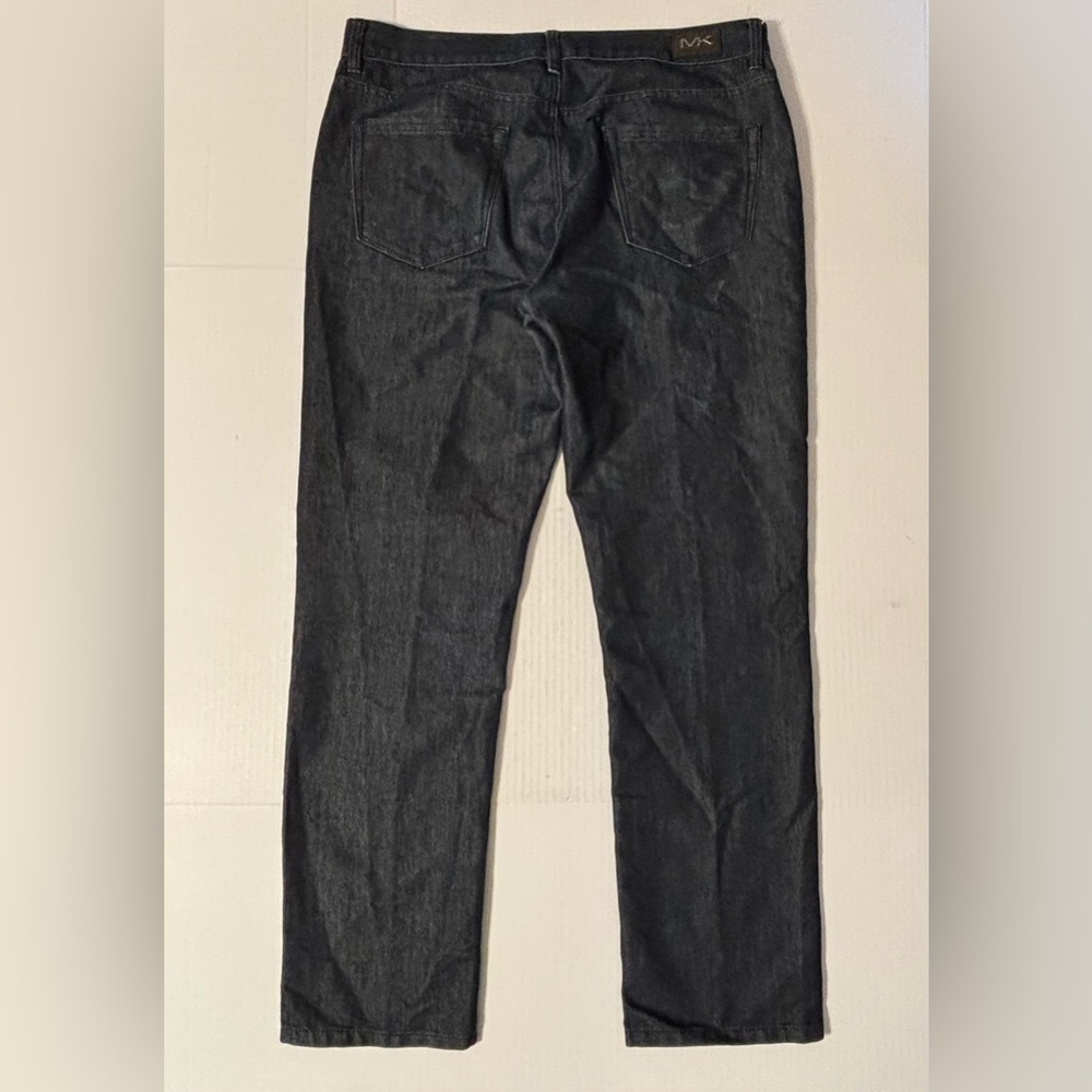 Michael Kors Mens Jeans 36x32 Black Straight Relaxed